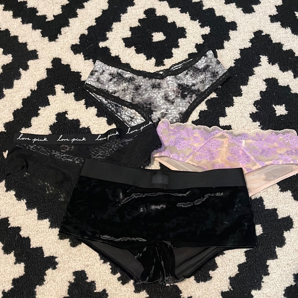 Pink pantie set